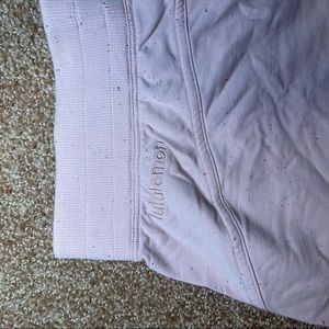 Pink heathered lululemon La short